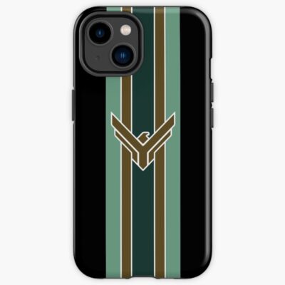 Dune House Atreides Banner Stripes Green Iphone Case