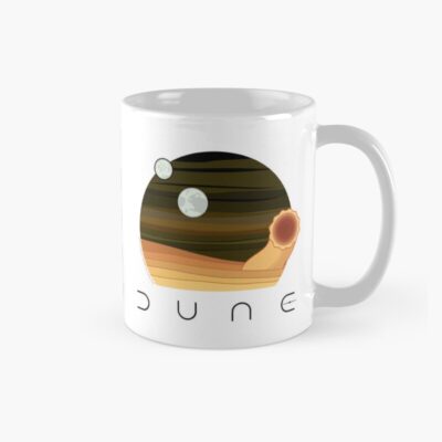 Dune Desert Night And Sandworm Mug