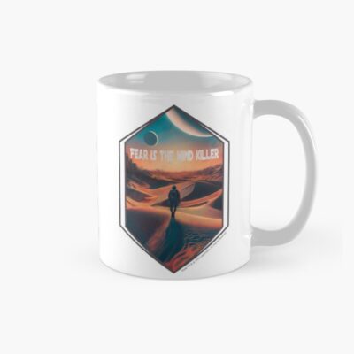 Dune Fear Is The Mind Killer White Background Mug