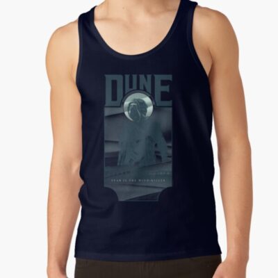 Dune Paul Of Arrakis Portrait With Quote Tank Top