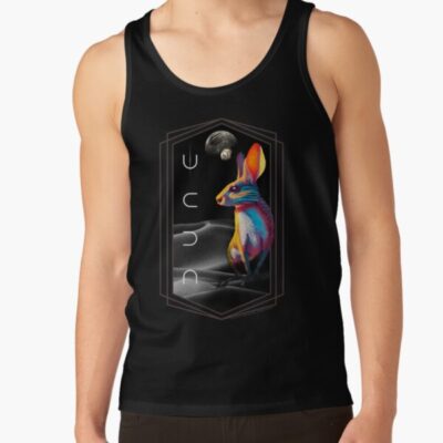 Dune Sand Mouse Black Background Tank Top