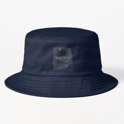 Dune Gray Background Bucket Hat