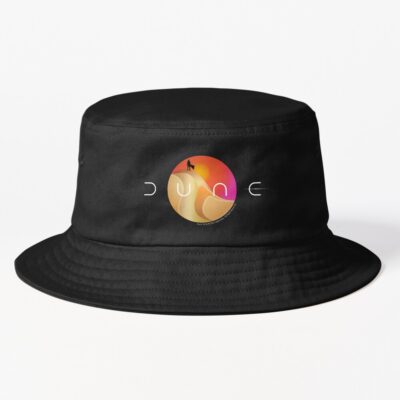Dune 2022 Logo Arrakis Desert Paul Atreides Silhouette Bucket Hat