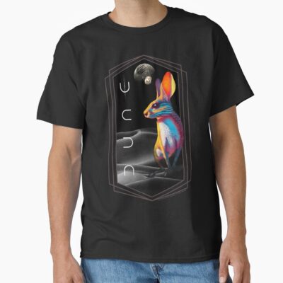 Dune Sand Mouse Black Background T-shirt