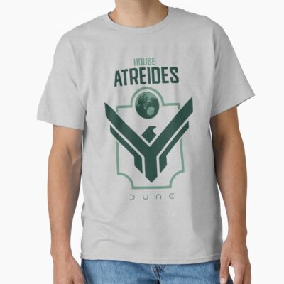 House Atreides Dune 2021 Film Green Color Graphic T-shirt