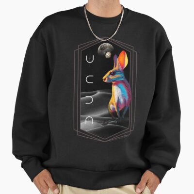 Dune Sand Mouse Black Background Sweatshirt