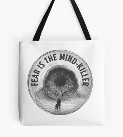 Dune The Sandworm Fear Is The Mind Killer Tote Bag