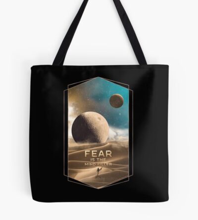 Dune Moons Muad Dib On Arrakis Tote Bag