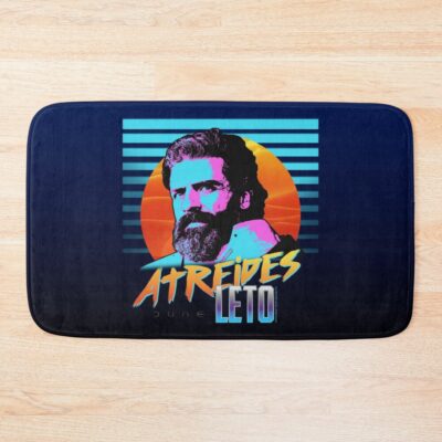 Leto Atreides Dune 2021 Fan Art Outrun Style Bath Mat