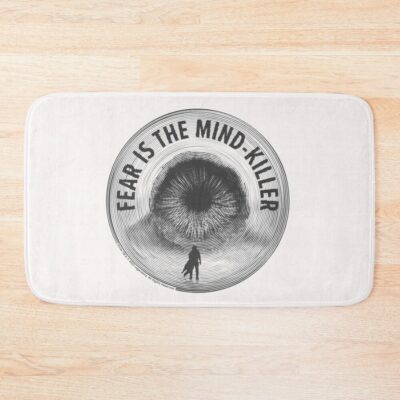Dune The Sandworm Fear Is The Mind Killer Bath Mat