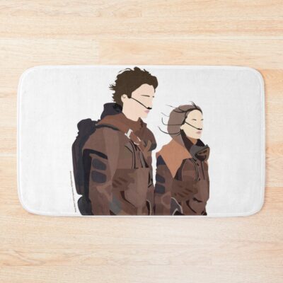 Paul Atreides And Lady Jessica Dune Bath Mat