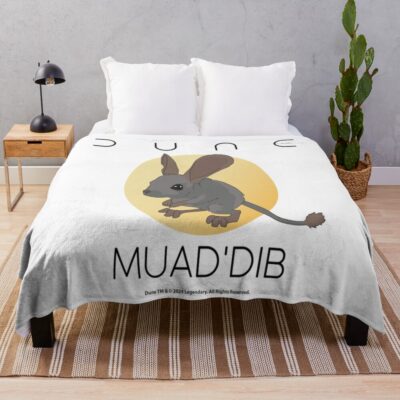Dune Part Two Paul Atreides Muad Dib Desert Mouse Throw Blanket