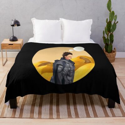 Paul Atreides Dune Moons Throw Blanket