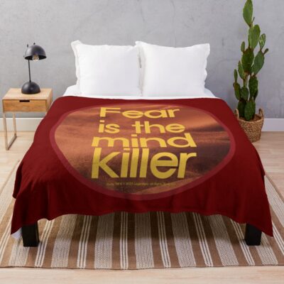 Dune Fear Is The Mind Killer Throw Blanket