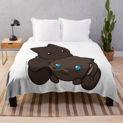 Dune Paul Atreides And Chani Kynes As Cats Throw Blanket