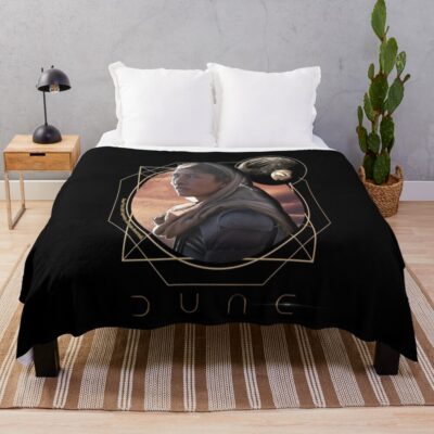 Dune 2020 2021 Film Chani Character Graphic Art Throw Blanket