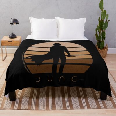 Dune Muad Dib Retro Throw Blanket