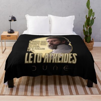 Leto Atreides I Leadership Art Dune Fan Art Throw Blanket