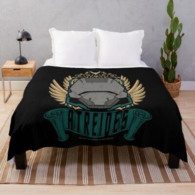 House Atreides Fan Art Throw Blanket
