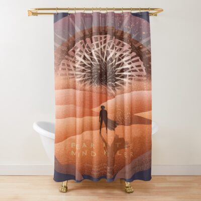 Dune Fear Is The Mind Killer Shower Curtain
