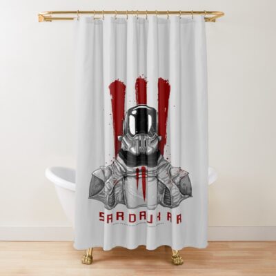 Dune Sardaukar Imperial Soldier Shower Curtain
