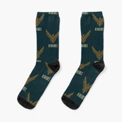 Atreides House Art Design Distressed Version Dune 2020 Film Socks