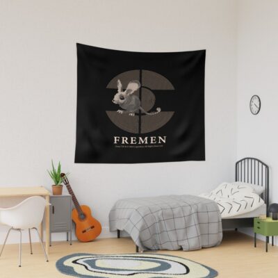 Dune Desert Mouse Muad Dib And Fremen Symbol Tapestry