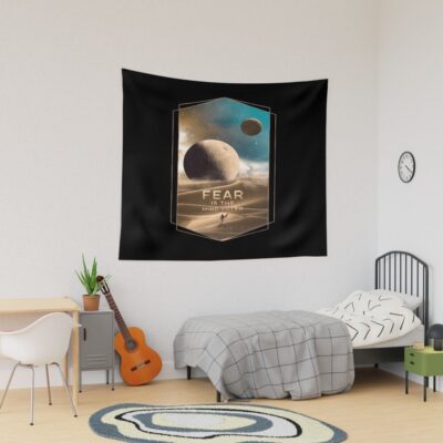 Dune Moons Muad Dib On Arrakis Tapestry