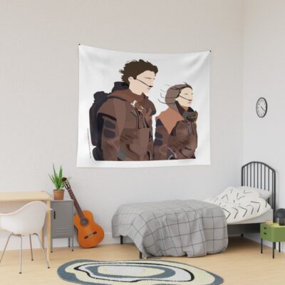 Paul Atreides And Lady Jessica Dune Tapestry