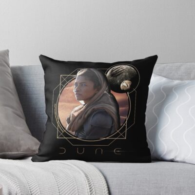 Dune 2020 2021 Film Chani Character Graphic Art Throw Pillow