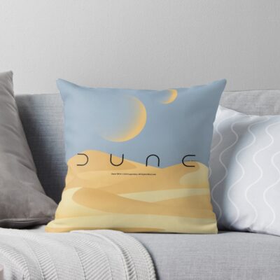 Dune Part Two Arrakis Desert Throw Pillow