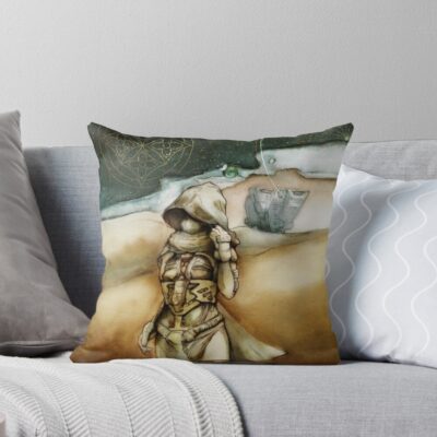 Chani In Arrakis Desert Dune 2020 Art Throw Pillow
