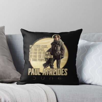 Paul Atreides Fan Art Dune Fan Art Throw Pillow