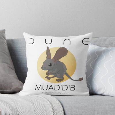 Dune Part Two Paul Atreides Muad Dib Desert Mouse Throw Pillow