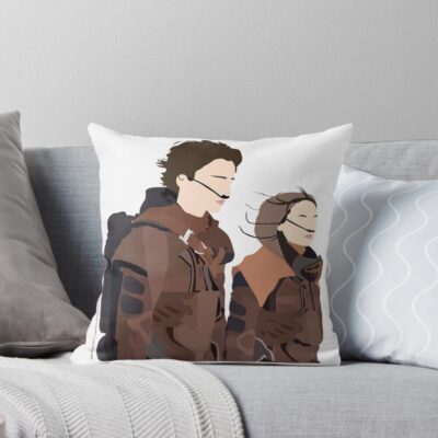 Paul Atreides And Lady Jessica Dune Throw Pillow