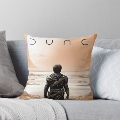 Dune A World Of Sand Spice And Destiny Throw Pillow
