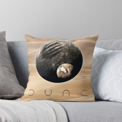 Dune Planet Moons Throw Pillow